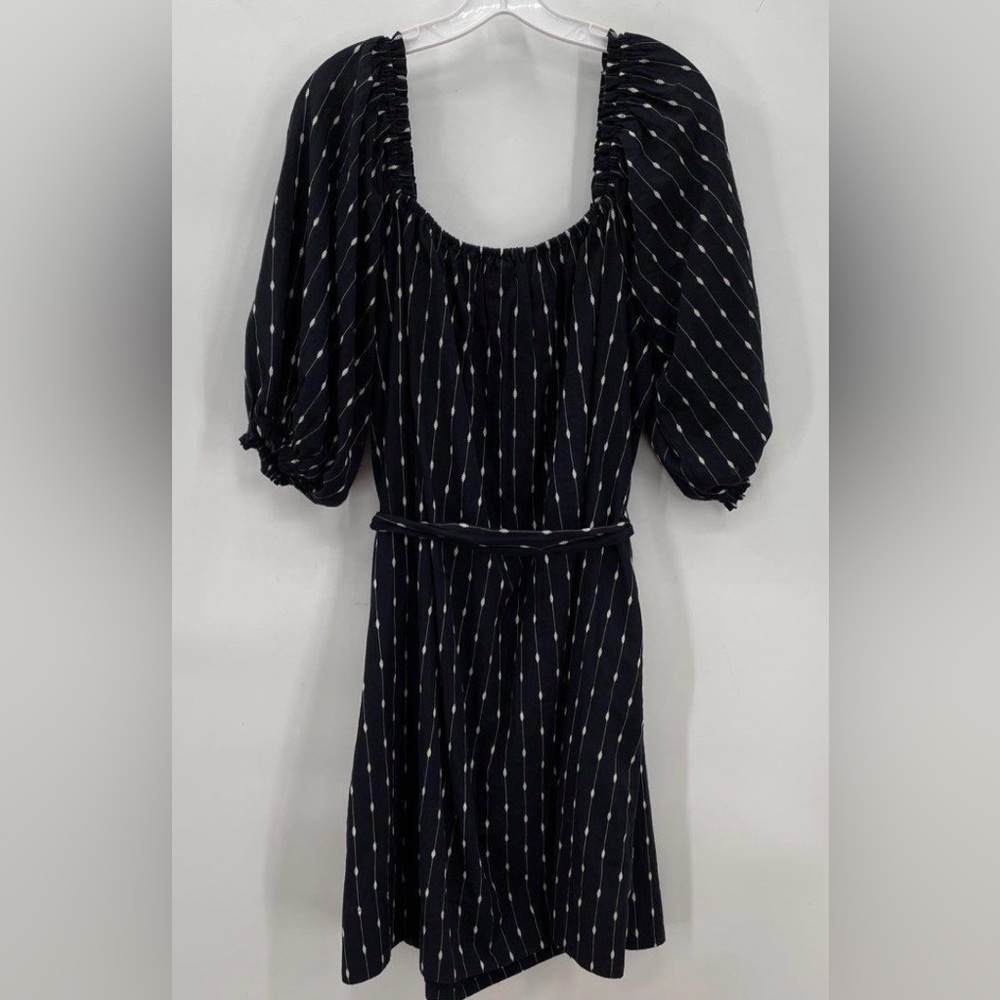 MOTHER The Run Wild Dot Line Cotton Dress - Picture 4 of 7